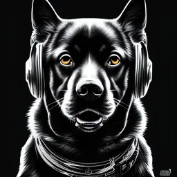 black dog