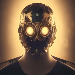 Mystery iconic mask, dramatique, art background, dramatic lighting, volumetric lighting, hyperrealisme, 8k, high quality, lot of details, fit within portrait