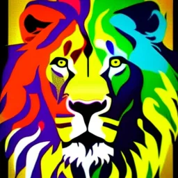 lions pop art