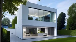 Contemporary minimal house becomes a chameleon