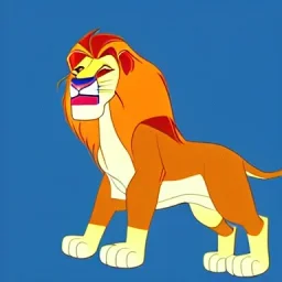 Lion King OC animated male lion