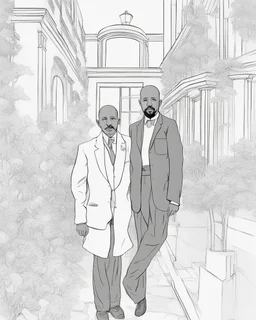 Outline art for coloring pages with W.E.B. DU BOIS , white background, sketch style, only use black outline, white background, no shadows and well and clear outline , white background, sketch style, only use black outline, white background, no shadows and well and clear outline