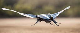 flapper drone is a drone that flaps wings like a colibri, but the wings are flapped sideways, looks cool