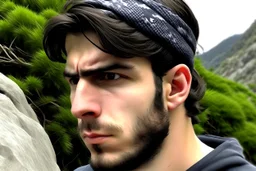 Solid snake, bandana, Alaska background