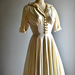 a vintage 1940s gown