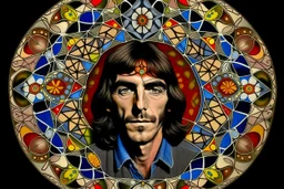 george harrison 3rd eye mandala trippy