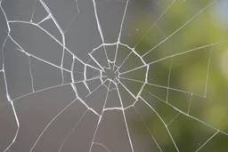 Slightly cracked glass, no background