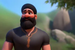 4d, unreal engine 5 rendered, 32k, Muhammad Osama, Beautifull skin, brown eyes, high detailed, photo lance, by LinkedIn, black suit, Muslim, small nose, black hair, smile