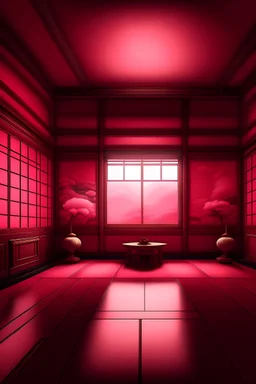 chinese room, pink, 16:9, stream room background