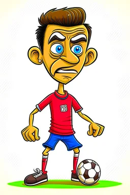 Pervis Estupinan Footballer cartoon 2d