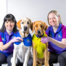 dogdaycare 4person group photo staff not showing hands