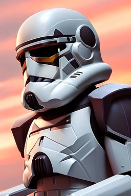 portrait of a clone trooper