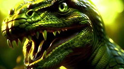 angry green anaconda facing fierce dragon, intricately detailed faces, close shot, professional photography, a breathtaking background, natural environment, cinematic side light, shot on DSLR 64 megapixels sharp focus, canon lens, realistic, concept art, 16k resolution