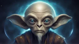 mysterious old wise alien mystic