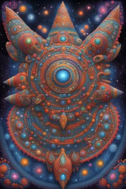 non-euclidian multidimensional giant jeweled huichol mutant lifeform sumerian spaceship