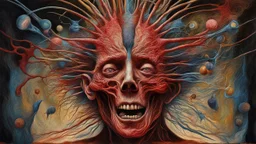 Trigeminal Neuralgia || surreal masterpiece, in the styles of Agostino Arrivabene and James McCarthy and Robert Venosa, mixed media, imperial colors, cinematic, sharp focus, highest resolution