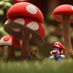 mario mushroom trippy