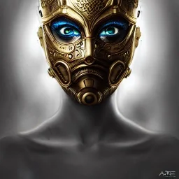 Very very very very highly detailed epic photo of full face with beautiful ornamental venetian mask, intricate, dystopian, sci-fi, extremely detailed, digital painting, artstation, concept art, smooth, sharp focus, illustration, intimidating lighting, incredible art by Artgerm and Vincent di Fate and Anton Pieck