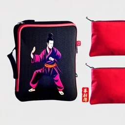 Une trousse fait du kung-fu