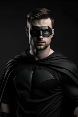 superhero wearing black