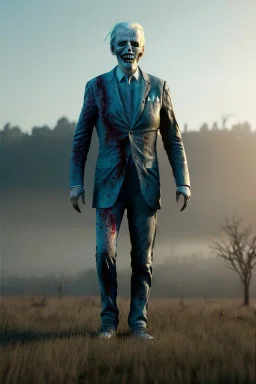 Ultra realistic image, joe biden zombie, zombie performance, skull, grey glow eyes. green blood, torn arm, night, walking twisted, waist up view, thriller style, dark ambient, highly detailed, White House background, concept art, unreal engine 5, god rays, ray tracing, RTX, lumen lighting, ultra detail, volumetric lighting, 3d, finely drawn, high definition, high resolution.