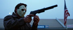michael myers friday 13th shot gun olympic games