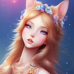 Cat girl, cute, beautiful