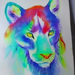 Animal water color paint