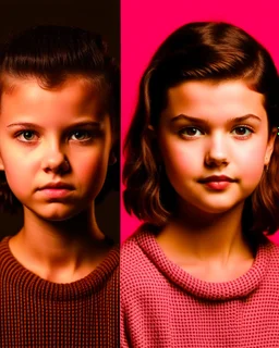 Composition selena gomez with Millie Bobby Brown