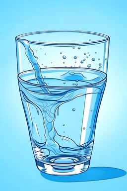 drink water illustration