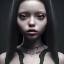 Celebrity Jenna ortega, black make up, black dress, wednesday hair, addams family style, hyper detail, octane render, unreal engine 5, photorealistic, 8k resulation