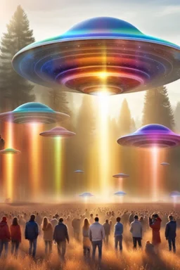 ufos rainbows,beautifuls paysages, fantastic colours,