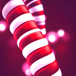 Kodak portra 4 0 0, candy cane,bokeh, utra realistic, hyper detailed, masterpiece, sharp focus,volumetric lighting, ultra photoreal, lens macro,hypermaximalist, unreal engine, UHD, 64k