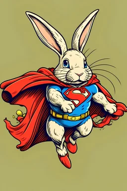 bunny super hero