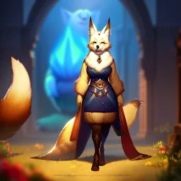 Digital art, High quality, Backlighting, full body portrait, 8k resolution, Realistic, high quality, great details, within portrait, masterpiece, best quality, detailed outfit, vibrant colors, perfect eyes, a human druid, fox fursona, shapeshifter, human shapeshifter, fox shapeshifter, furry, anthropomorphic fox, medieval time period, masterfully drawn