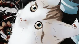 An anime cat wallpaper