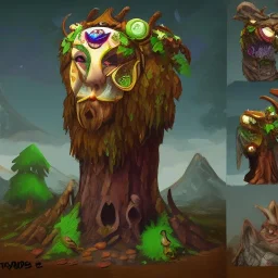 earth fantasy totem concept art videogame