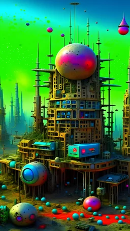 downtown on an alien planet