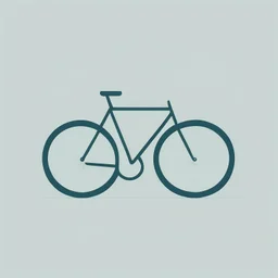 minimalistic bicycle illustration