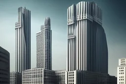 Unique tall building design for central bank of a country