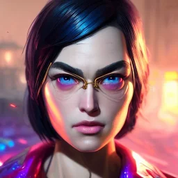 front, concept art portrait by Greg Rutkowski, circus, ringleader, Arthur Kulkov, Russian, lisa frank fantasy, detailed matte painting, fantastical, 8k resolution, yoji shinkawa dreamscape, fenghua zhong, mystical colors, Golden hour, beeple, neon pastel color palette, interesting detailed storybook fantasy