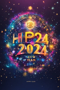 Happy new year 2024: Matt Lesniewski's cover art for: Happy new year 2024