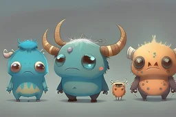 a cute 2d character that has three stages of evolution. Show me one character in his three evolution. evolution should be extreme. They called Moopies, and they are little creatures from the other planet who fall on planet earth