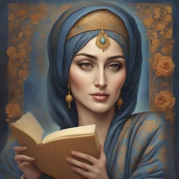 Yelda night ,add Hafez book, add ghajar age woman