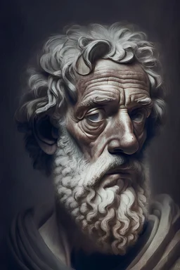 retrato de un filosofo estoico