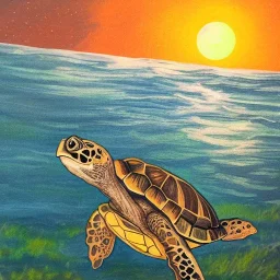 turtle and night