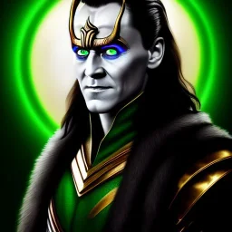 ultra detailed fullbody portrait of Loki , extremely detailed digital painting, intrincate, extremely detailed face,crystal clear Big Glowing eyes, mystical colors , perfectly centered image, perfect composition, rim light, beautiful lighting, 8k, stunning scene, raytracing, in the style of robert e howard and pablo oliveira and Ken Kelley