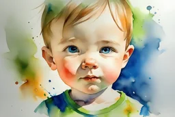 kid watercolor
