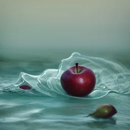 Beautiful double image by blending a windy sea and glass pears. The sea should serve as the primary background, skillfully incorporating its details into shiny glass pears, sharp focus, double exposure, shiny glass apple, (pear transparent glass shape) (sea inside) lifeless, dead, glass apple, earthy colors, decadence, complex design, ultra-realistic, high-definition, highly detailed, dark softbox image, ray tracing, cinematic, HDR, realistic (double exposure: 1.1)