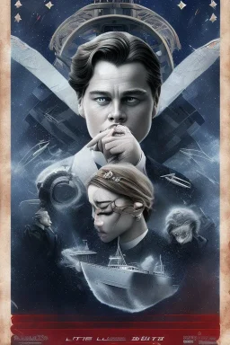 loenardo DiCaprio, Kate winslate, Titanic movie poster